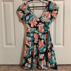 Tropical Floral Dress